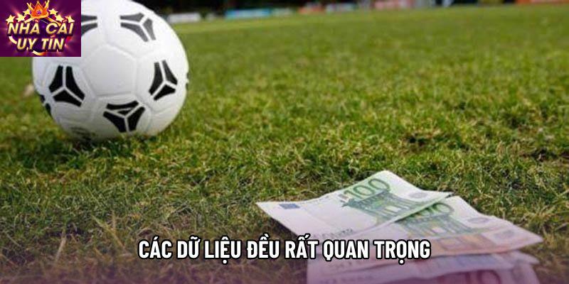 Các dữ liệu đều rất quan trọng, tác động đến khả năng thắng Các dữ liệu đều rất quan trọng, tác động đến khả năng thắng