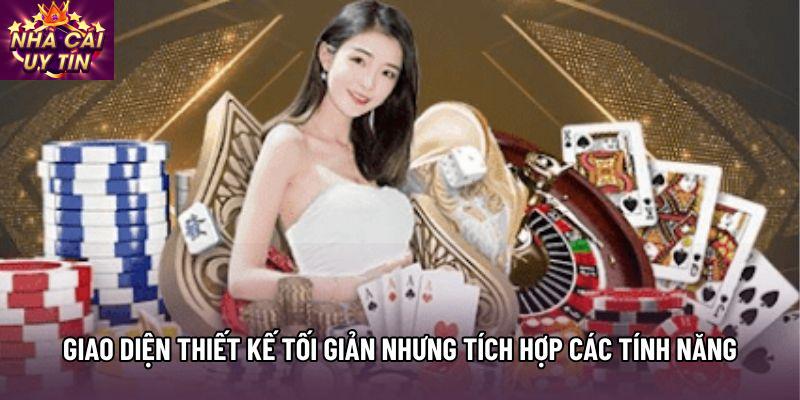Giao diện thiết kế tối giản nhưng tích hợp các tính năng