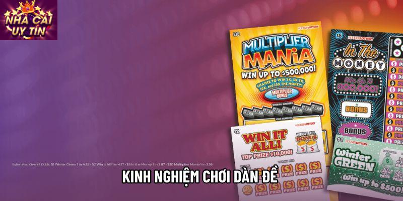 Kinh nghiệm chơi dàn đề: Chiến thuật khoa học và bí kíp thắng lớn